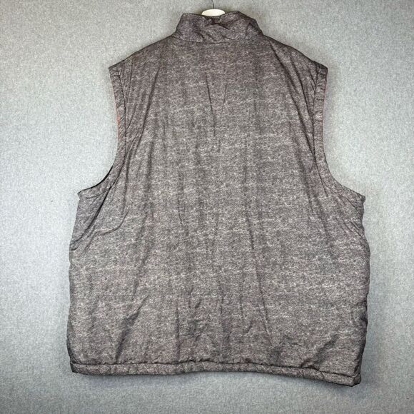 NFL Cleveland Browns Mens 3XL Full Zip Front Reversible Vest Brown Orange Gray - Picture 4 of 10